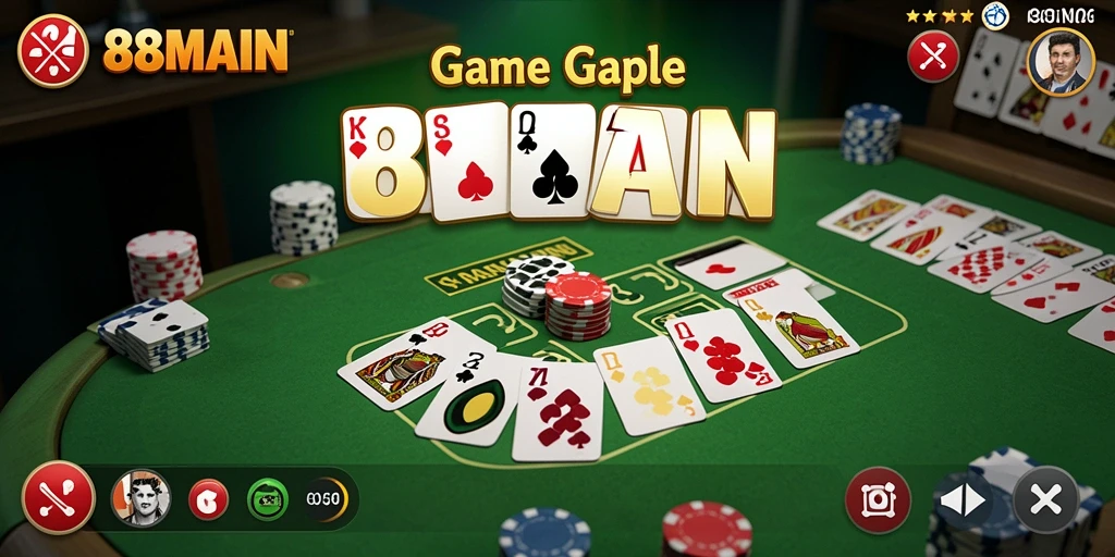 Tampilan gameplay Gaple yang menarik dan penuh tantangan.