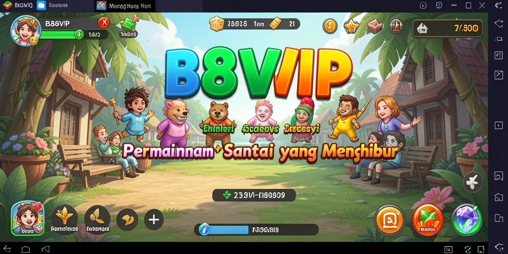 Tampilan gameplay B8VIP yang menarik dan menyenangkan.