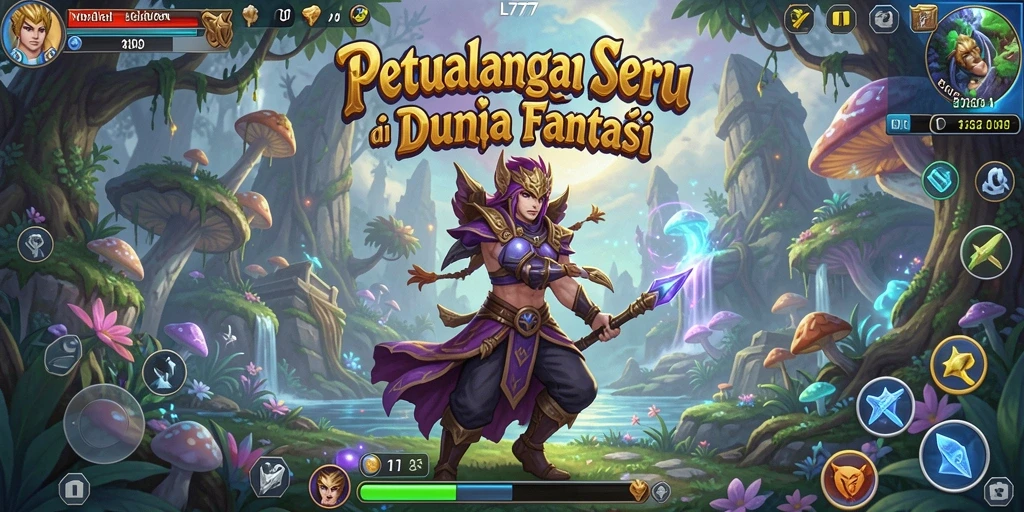 Screenshot gameplay L777 menampilkan petualangan seru dan karakter dinamis.