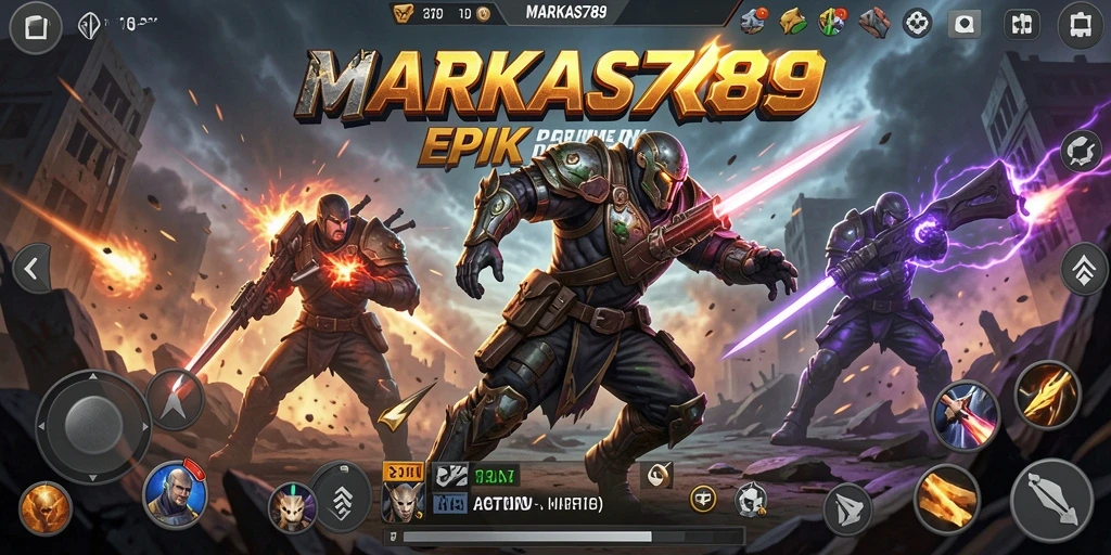 Tampilan menegangkan dari gameplay Markas789 yang penuh aksi.