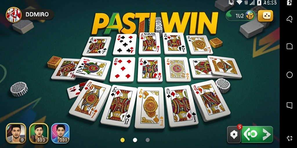 Tampilan permainan Domino yang menarik dan interaktif di PASTIWIN.