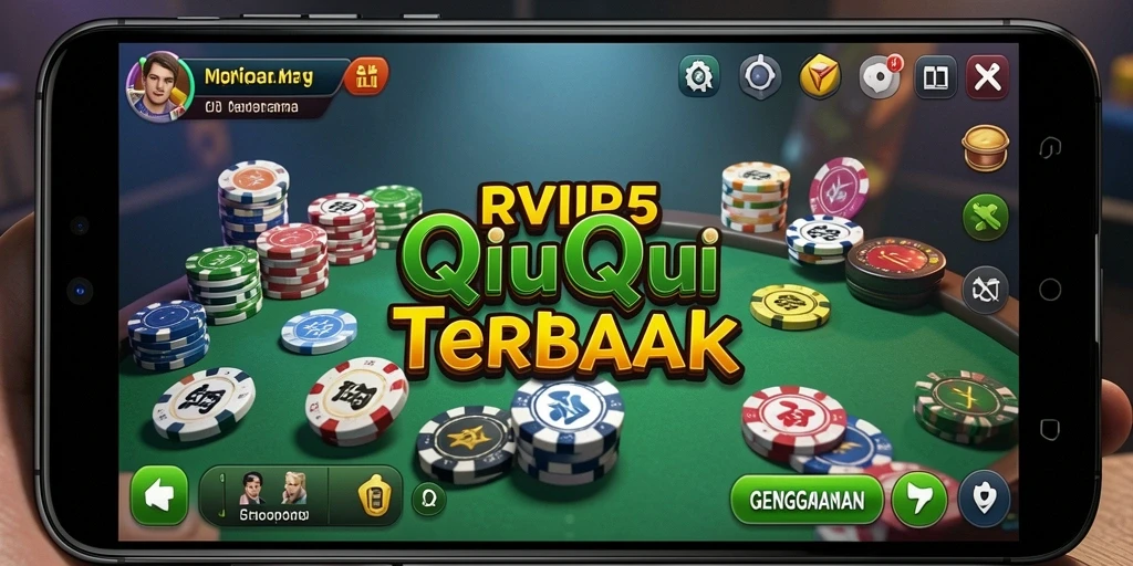 Tampilan gameplay QiuQiu yang menarik di RVIP5.