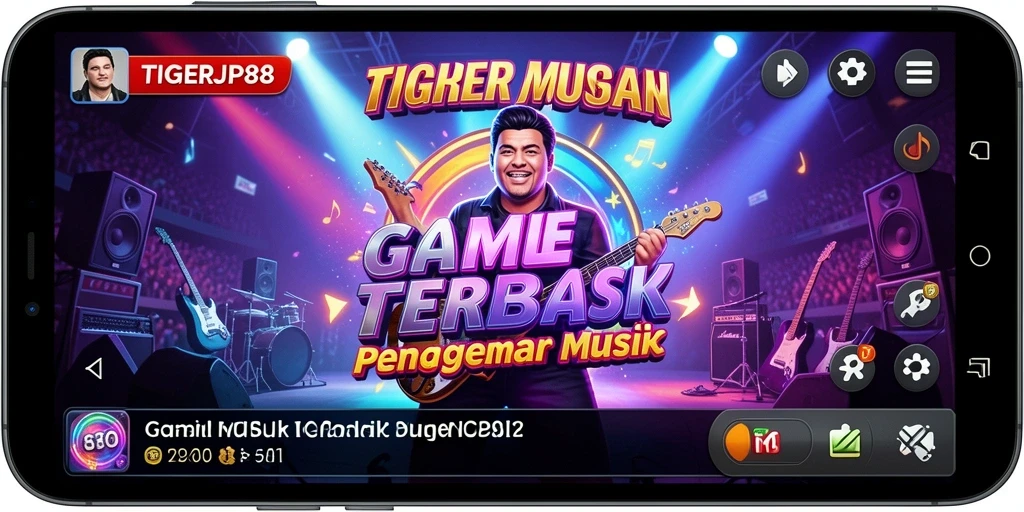 Tampilan utama TIGERJP88 menunjukkan gameplay interaktif yang seru.