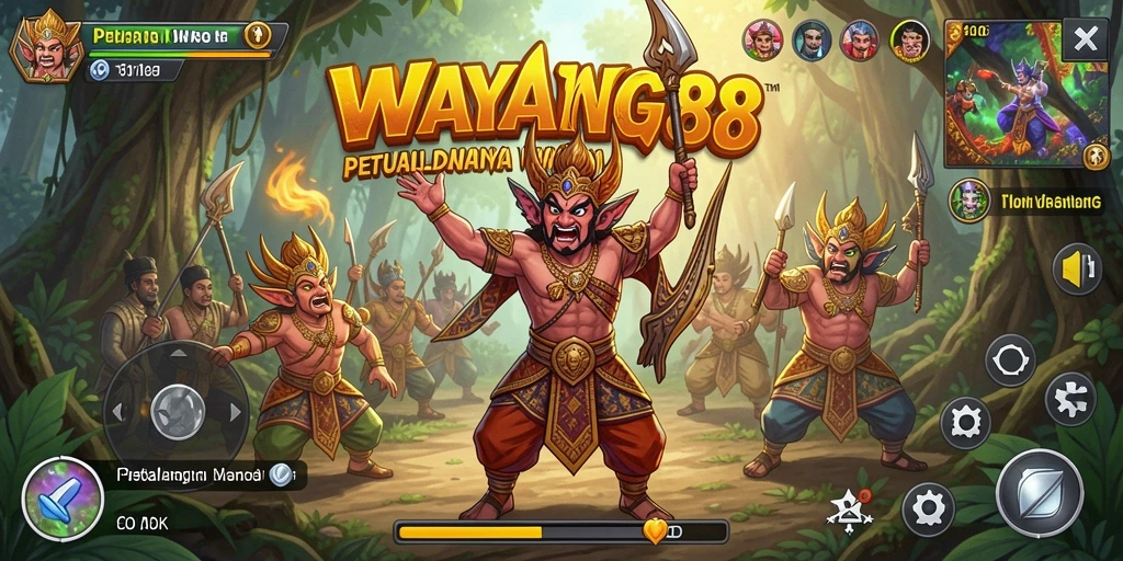 Tampilan gameplay WAYANG88 yang menarik dalam petualangan wayang.