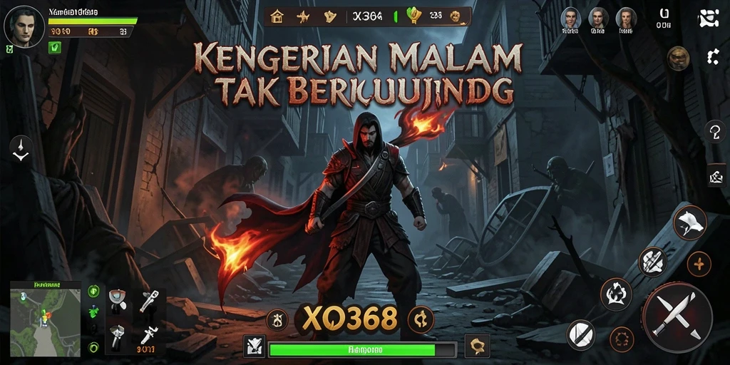 Gambaran menakutkan dari gameplay XO368 yang intens dan mendebarkan.